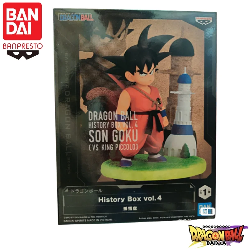 In Voorraad Bandai Originele Banpresto Dragon Ball Geschiedenis Box Vol4 Son Goku Action Figure Model Pop Gloednieuwe Boxed Beeldje