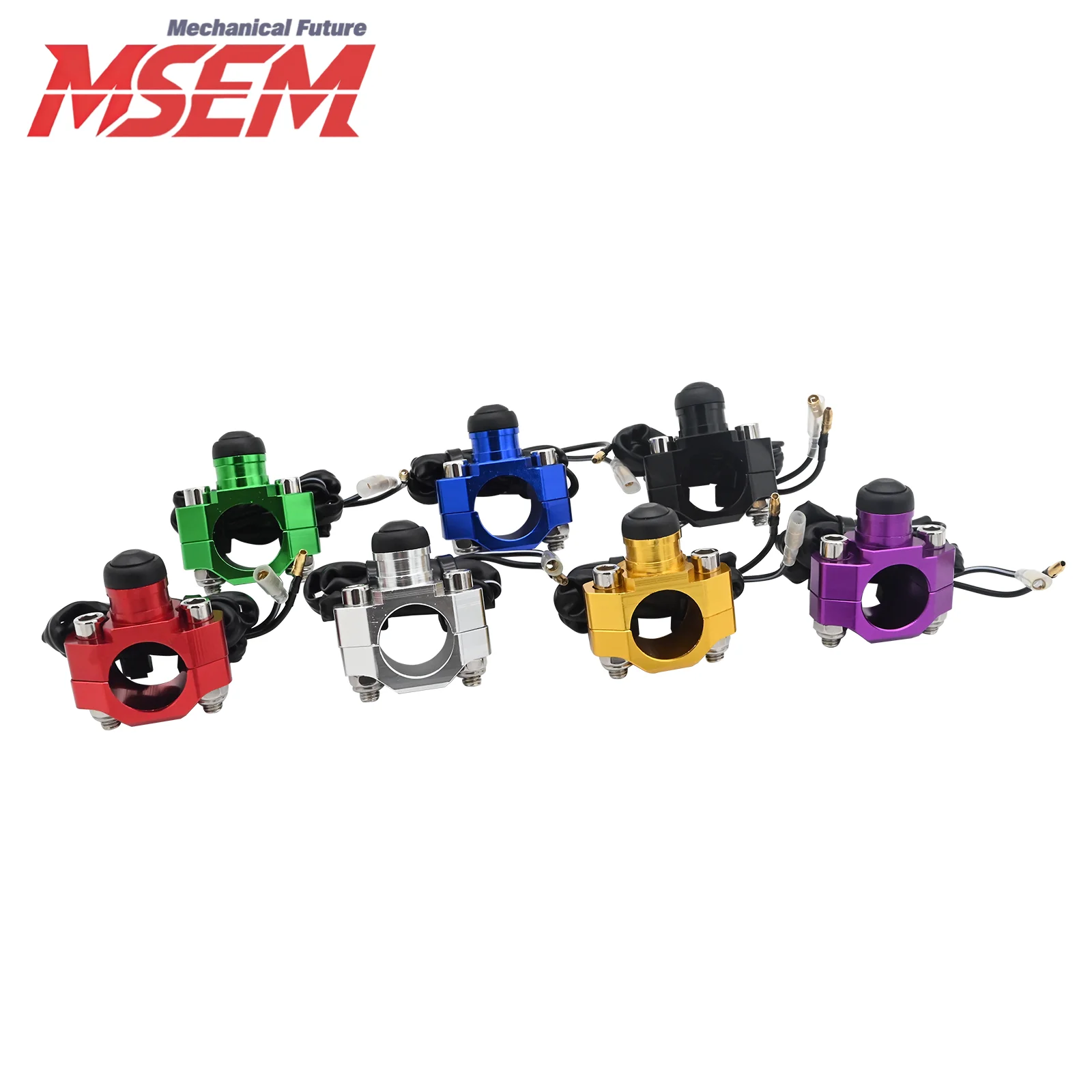 Motorcycle CNC Aluminum Start/stop ON/OFF Switch For KTM Husqvarna Yamaha Honda Suzuki ATV Scooter Dirt Bike Universal Accessory