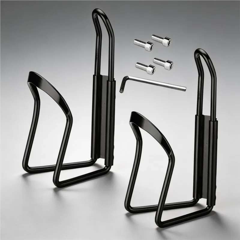 Universeller Aluminium-Legierung Flaschenhalter für Motorrad, Roller, MTB, Fahrrad, Leichter Fahrrad-Getränkehalter, Fahrradzubehör