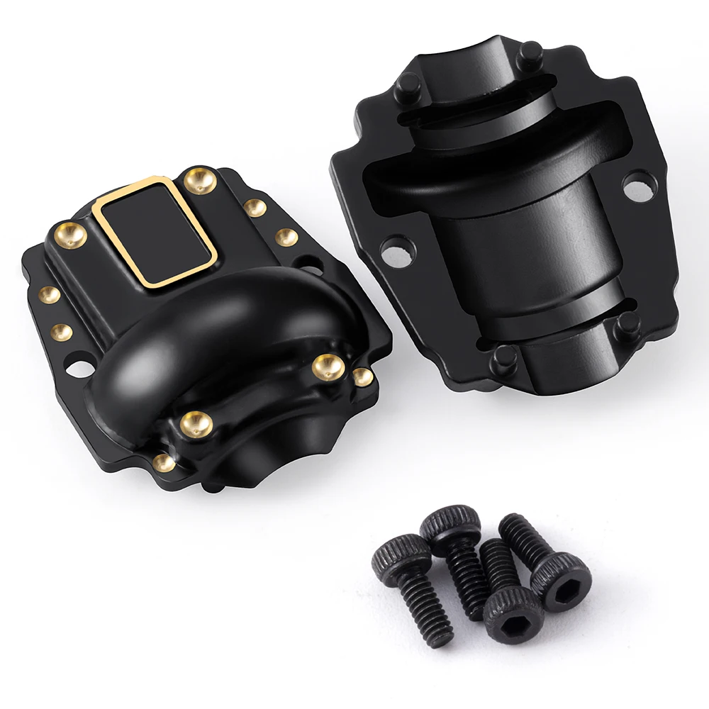 YEAHRUN غطاء المحور المعدني كأس التوجيه كتل العجلات الربط الهيكل لوحة التزلج ل 1/18 RedCat صعود أجزاء مطورة