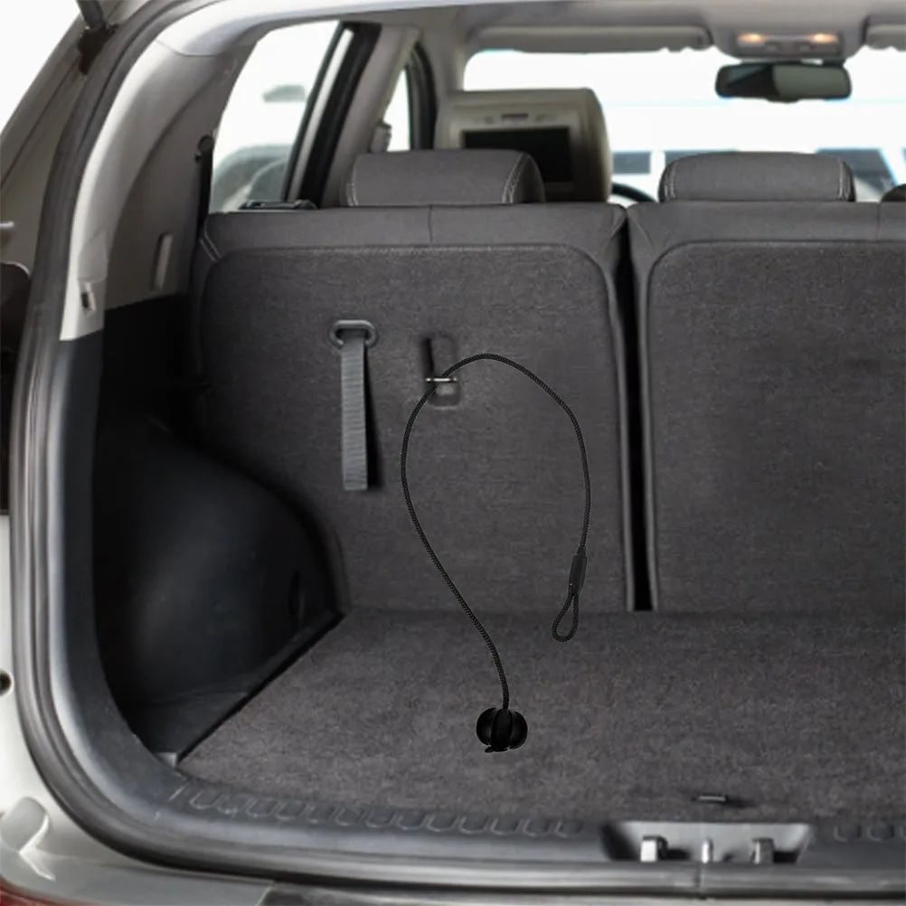 

2pcs Car Rear Lid Hanging String Trunk Rope Small Ball for Boot Lid Deck Strap Shelf Holding Storage Organization