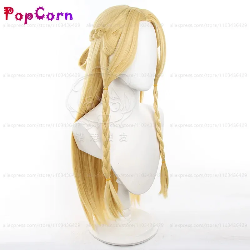 

2025 Marcille Donato 80cm Braided Yellow Anime Cosplay Wig Heat Resistant Synthetic Wigs