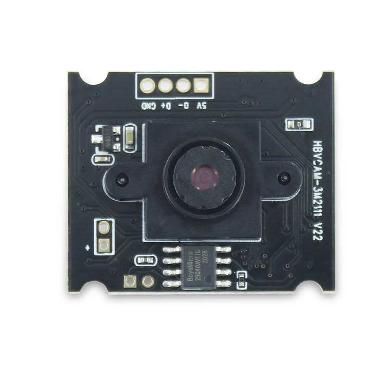 2mp OV3660 Sensor Mini USB 64 Degree Lens 2048*1536 15fp CMOS Camera Module with Output Formats YUY2/MJPEG