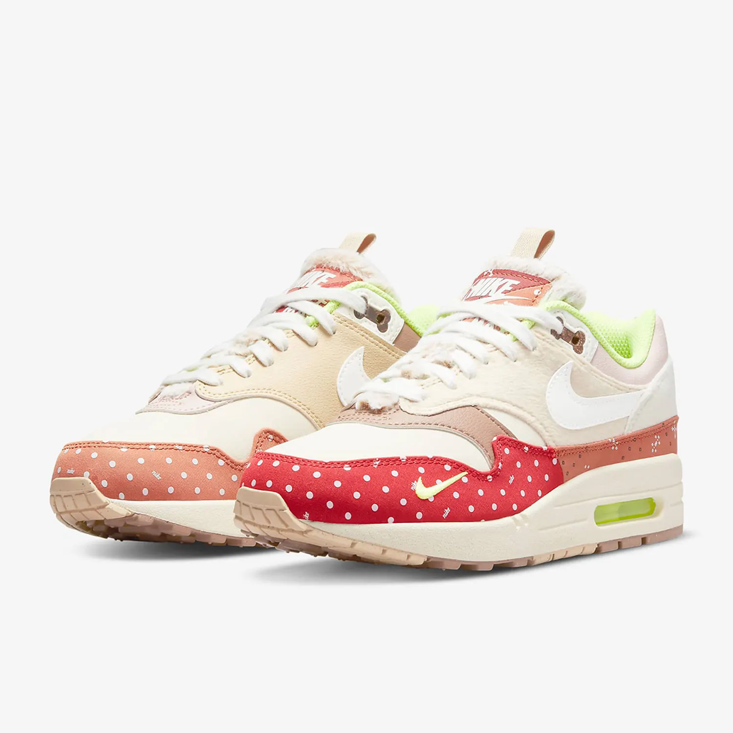 حذاء الجري Nike Genuine Air Max 1 PRM للنساء ذو وسادة هوائية ريترو DR2553-111 #2