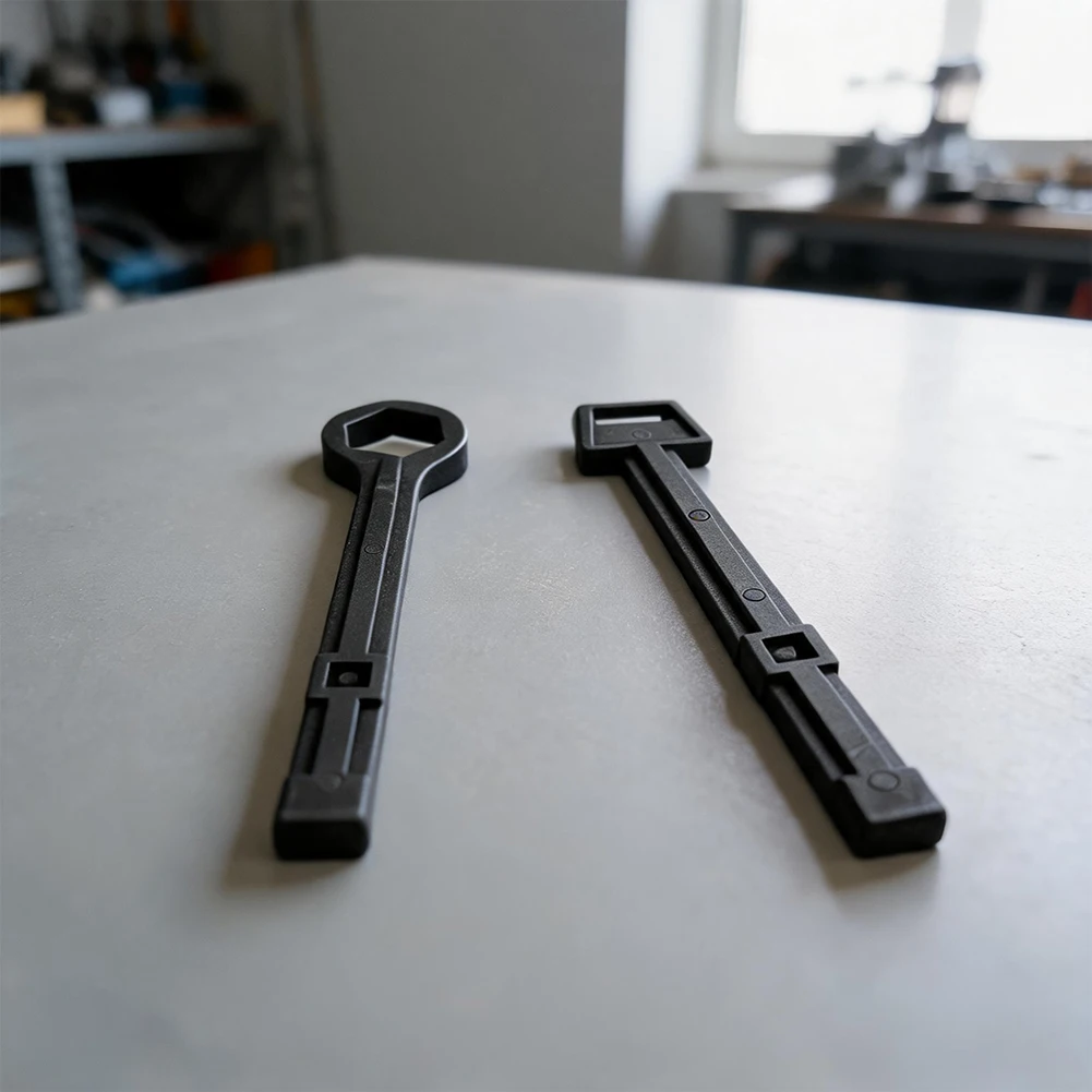 2pcs Boiler Fill Valve Key Plastic Refill Wrench Black Handle For Indoor Heating Maintenance Radiator And Heating System