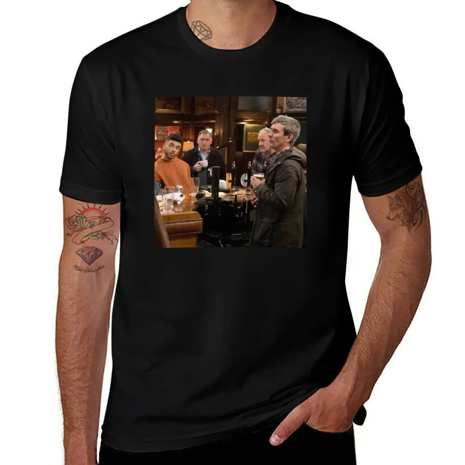 

A scene in Emmerdale T-Shirt t shirts for man pack cotton t shirts for man graphic vintage t shirts with prints T-Shirt