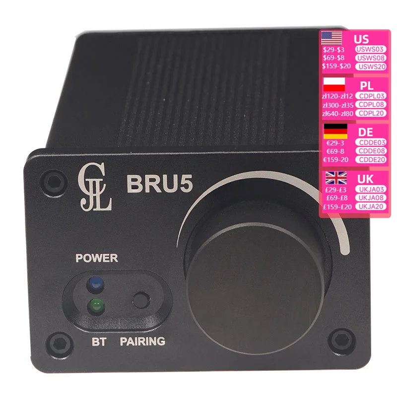 TPA3255 Bluetooth 5.0 DSP Amplifier 2X300W Stereo Audio Moudle BP1048B2 20 bands EQ adjustment