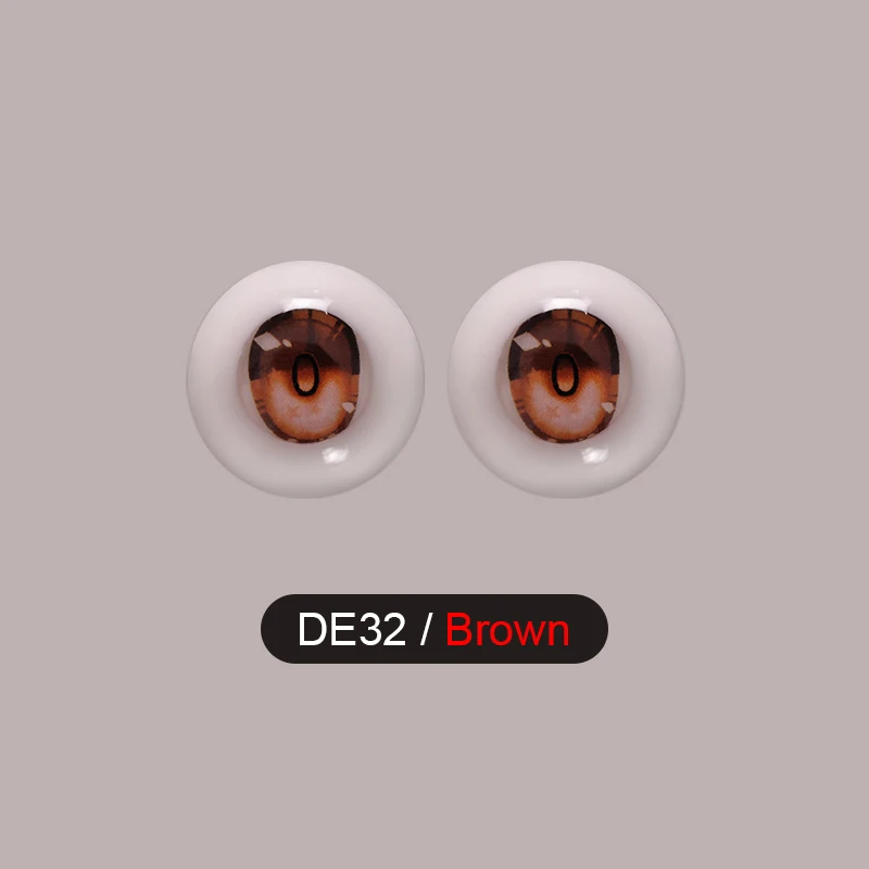 BJD Eyes Anime Resin Eyeball DE32 8 10 12 14 16 18 20 22 24mm Handscraft Colourful Doll Accessories