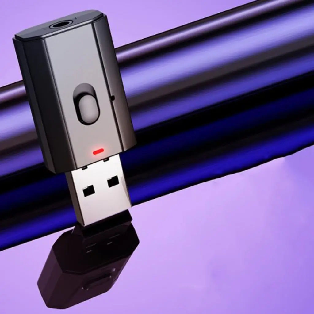 5.0 Transmitter and Receiver, 3.5mm Adapter Low Latency, 2 Devices