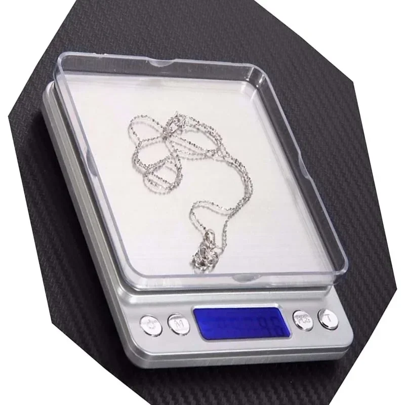 

Portable Electronic Food Scales 1kg/2kg/3kg/0.1g Postal Kitchen Jewelry Weight Balance Digital Scale 500g 0.01 Precision Scale