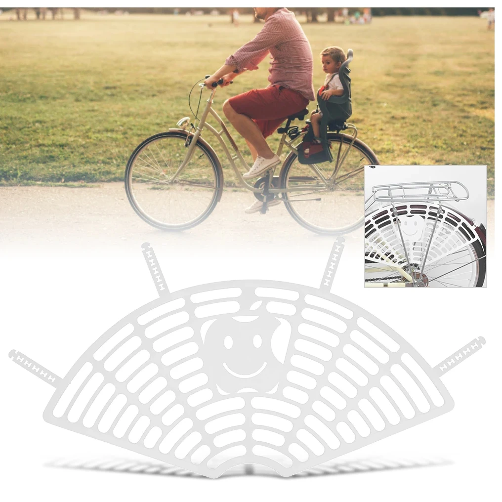 

2Pc Bike Electric Bicycle Rear Seat Safety Net Skirt Leg Foot Care Protective Net for Children Bicycle Foot Guards Safety Fences