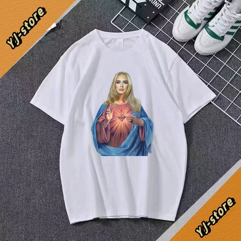 Adele Rap T-Shirt Gift for Women and Man Tshirts for Music Gift Harajuku Street Style Harajuku Fashion Unisex