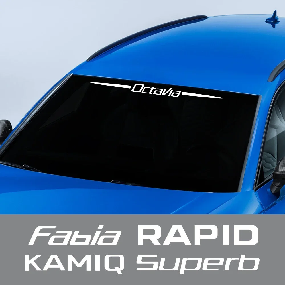 For Skoda Fabia Kamiq Karoq Kodiaq Octavia Rapid Scala Superb Car Whole Body Stickers Vinyl Decal Auto Decoration Accessories