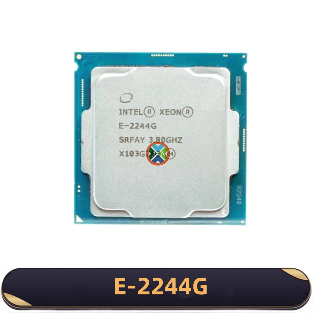 E-2244G Intel Xeon CPU 4 Cores 8 Threads 3.80GHz 8MB 71W DDR4 LGA 1151 E2244G E 2244G