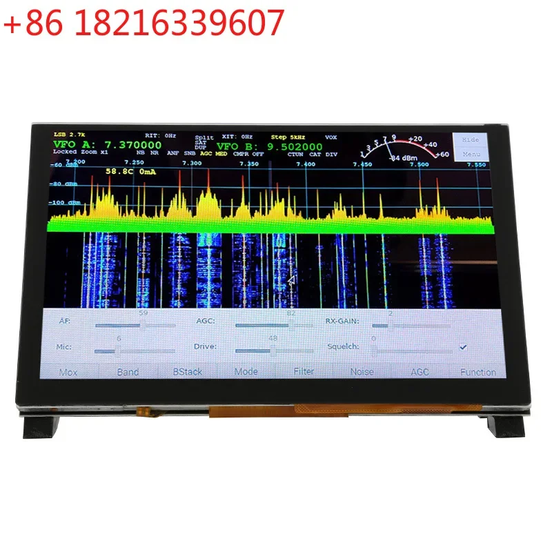 TAO Radioberry V2.0 Beta5 Software Defined Radio Devices HF SDR TRANSCEIVER PI HAT + Rasbperry Pi 4B 1G + 5inch DSI Display