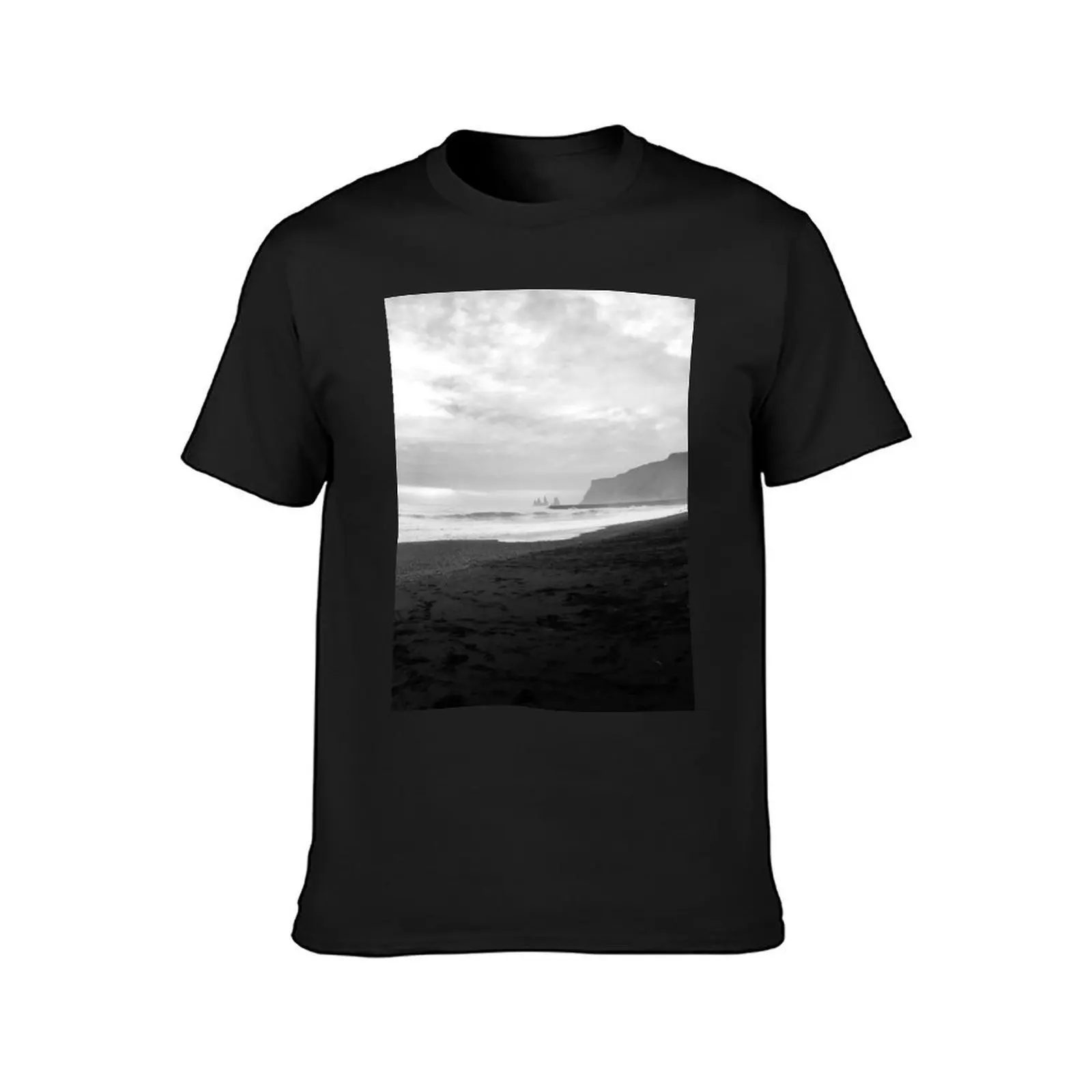 View from Vík beach T-Shirt vintage blacks sublime customs design your own men graphic t shirts