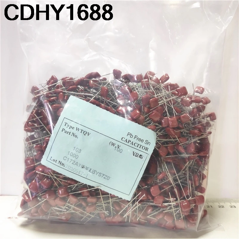 

1 упаковка полипропиленовых пленочных конденсаторов CBB 100 В 250 В 400 В 450 В 630 В 1600 В 2000 В 102J 103J 104J 105J 223J 224J 225J 334J 474J 475J