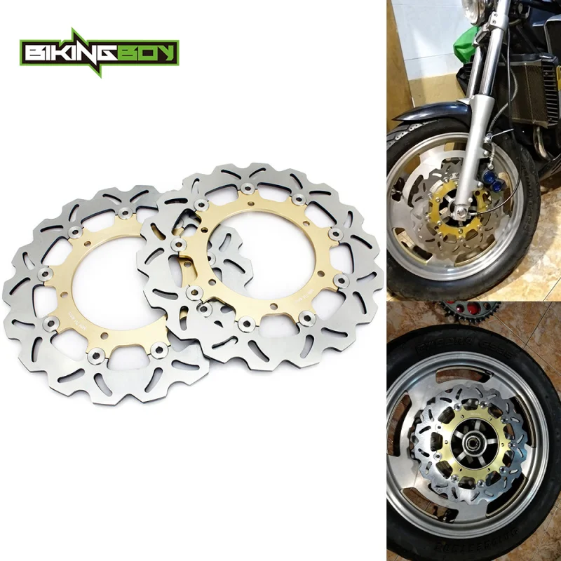 Передние тормозные диски BIKINGBOY XJ 600 N 98-03 XTZ 660 Tenere 08-13 TDM 900 02-14 BT 1100 Bulldog 02 04 05 06 FJR 1300 01-03, роторы