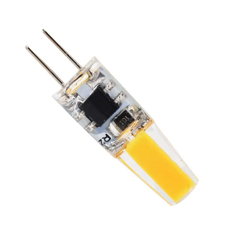 10 Cái/lốc LED G4 3W 6W Bóng Đèn AC/DC 12V 220V Đèn LED COB đèn Trợ Sáng Đèn Chùm Ánh Sáng Thay Thế 30W 60W Đèn Halogen