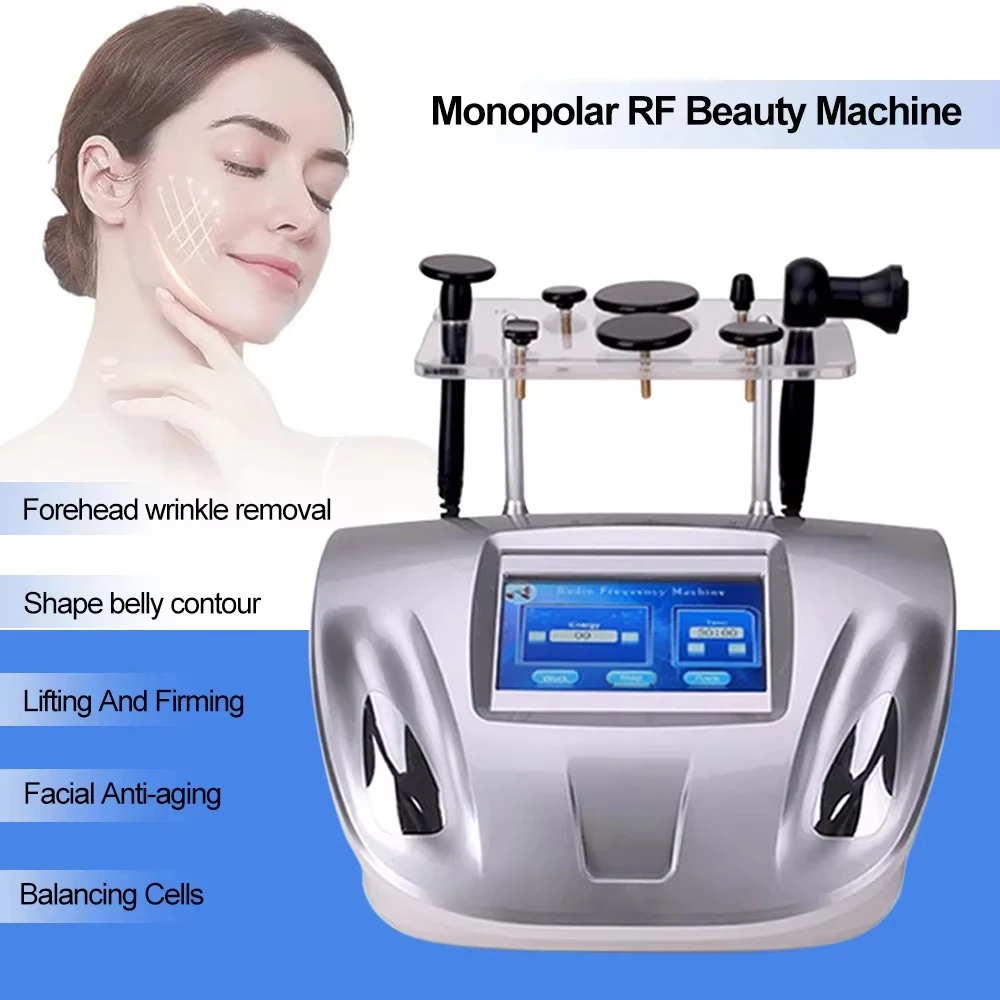 Latest Radio Frequency Monopolar RF Beauty Machine Face Lifting Wrinkle Removal Body Slimming Massager Device Skin Rejuvenation