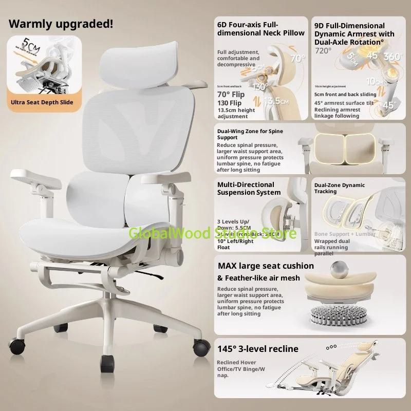 Silla Magazineluiza para dormitorio, sillón Sihoo Mesa, sillas para jugadores, sillas para juegos baratas, Chaise de oficina Gaming Pas Cher SIDIZ