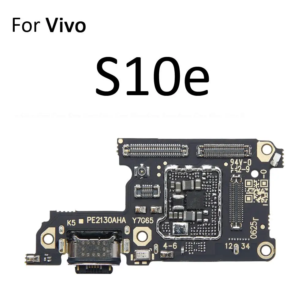 USB Charging Charger Dock Port Board With Microphone Mic Flex Cable For Vivo S1 S5 S6 S7 S7e S9 S10e S12 S15 S15e Pro 5G