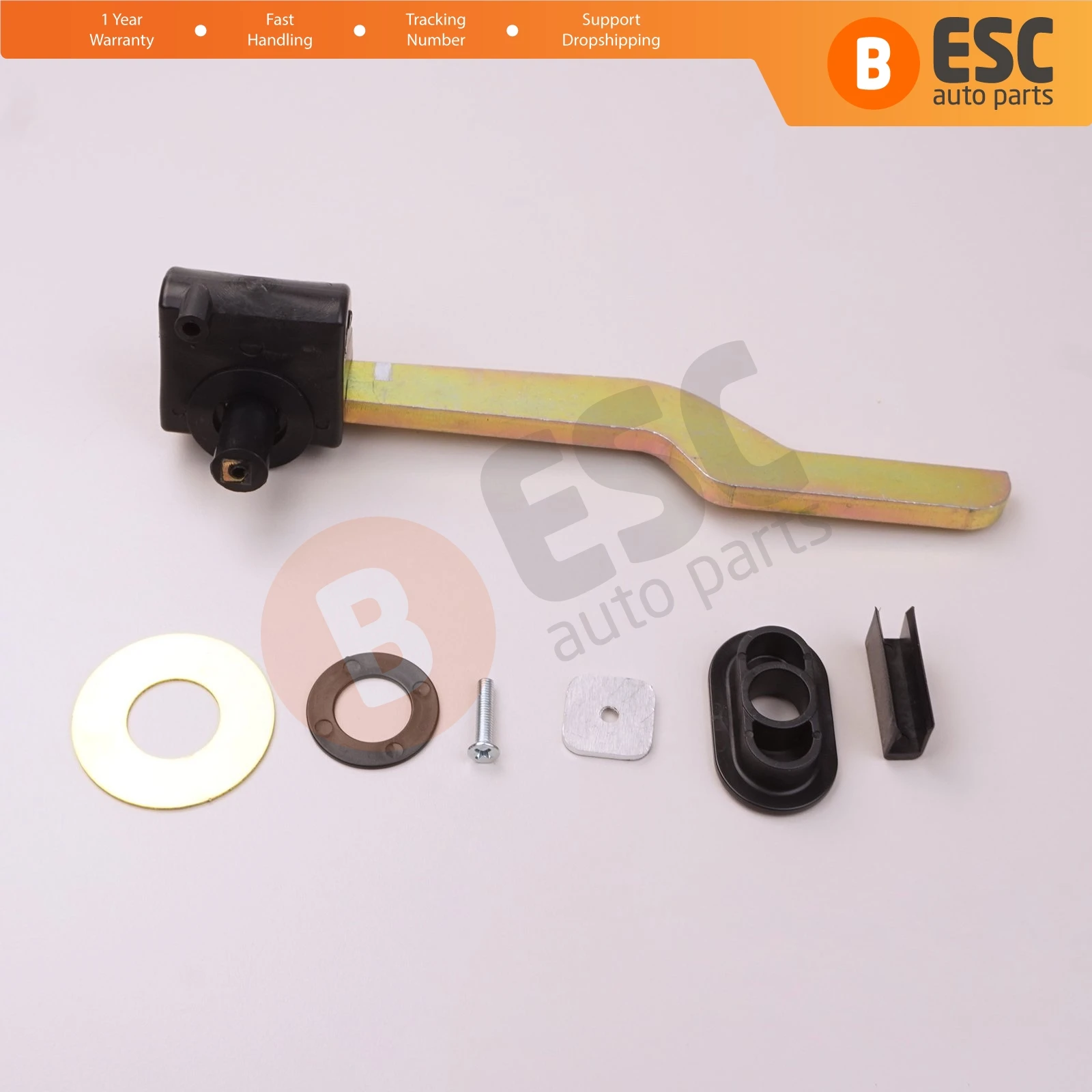 

ESC ESR8-2 Roof Lock Latch Part 54347031362 Right for Vauxhall Opel Holden Astra G Convertible CC and BMW E46 Convertible CC