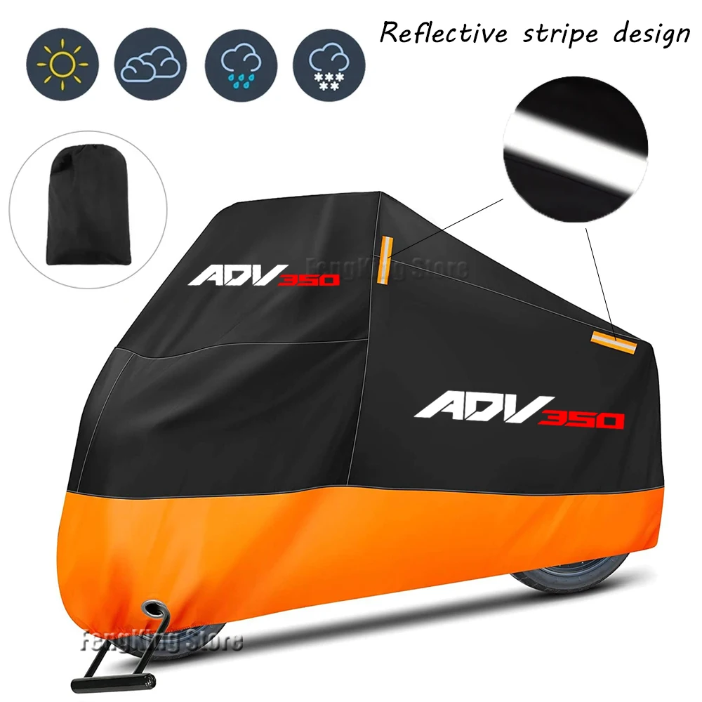 

For HONDA ADV350 ADV 350 2021 2022 Motorcycle Cover Waterproof Outdoor Rain Dustproof UV Protector Covers