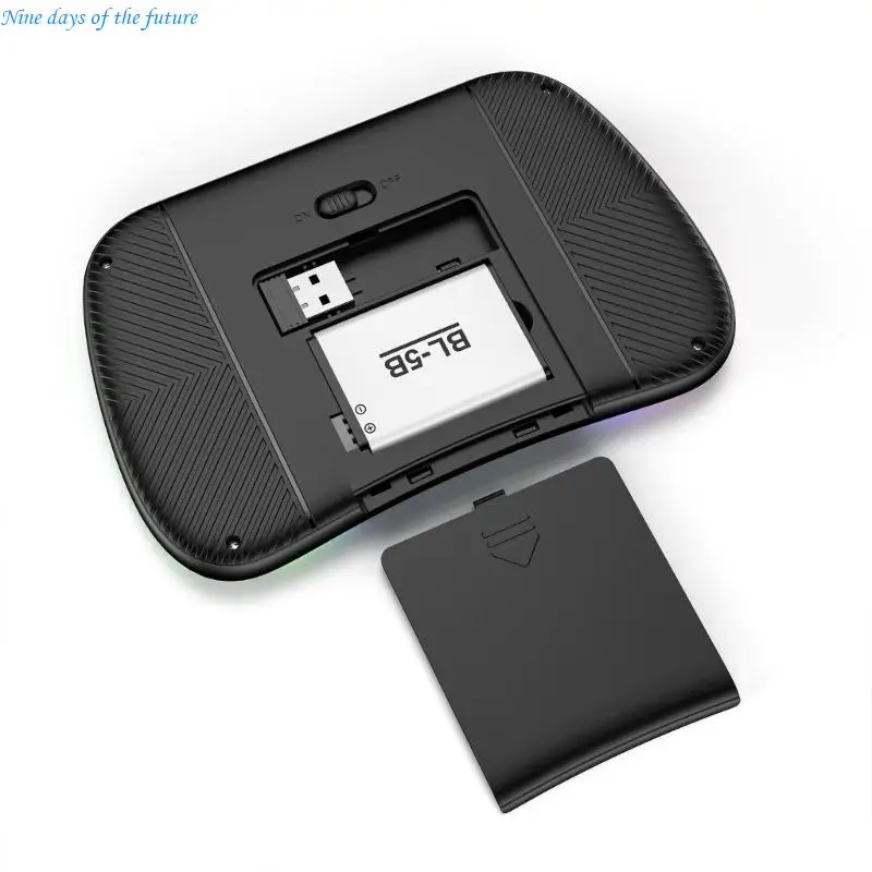Backlit 2.4GHz Mini Wireless Keyboard Remote Control with Touchpad Mouse Combo with USB Dongle For TV BOX E65A