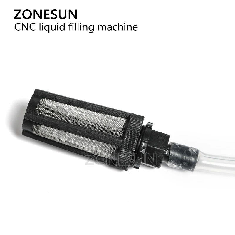 ZONESUN Electrical Liquid Filling Machine Mini Portable Diaphragm Pump Bottle Filler for Water Perfume Beverage Olive Oil GFK180