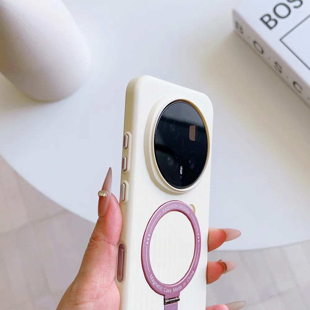 Etui na Huawei Honor Magic 8 Pro, twarde, przezroczyste, z pierścieniem, magnetyczne, z obsługą ładowania bezprzewodowego, ochronne etui na tył telefonu, obudowa na Magic 8 Pro. — zdjęcie produktu 6