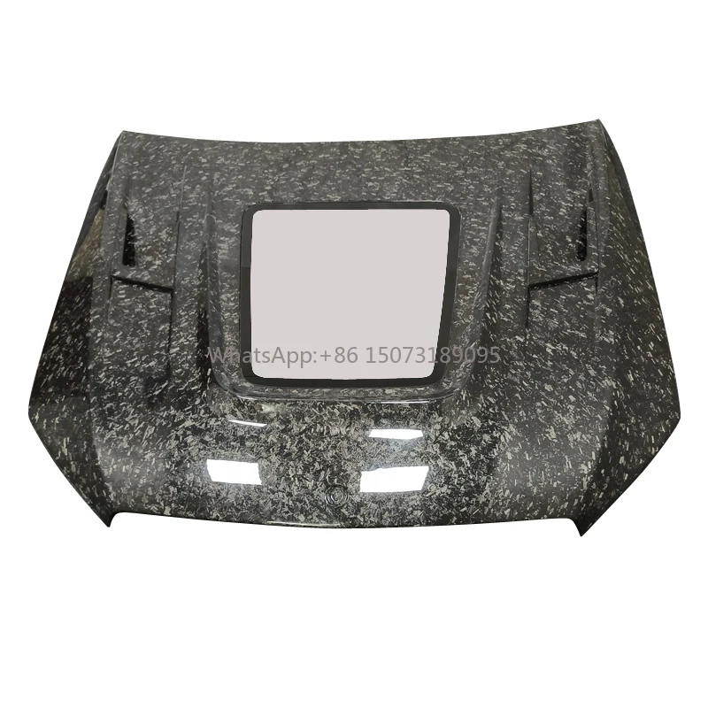 

W205 C43 C200 C250 C300 Transparent Forged Carbon Fiber Hood for Mercedes Benz C-Class 2016-2021