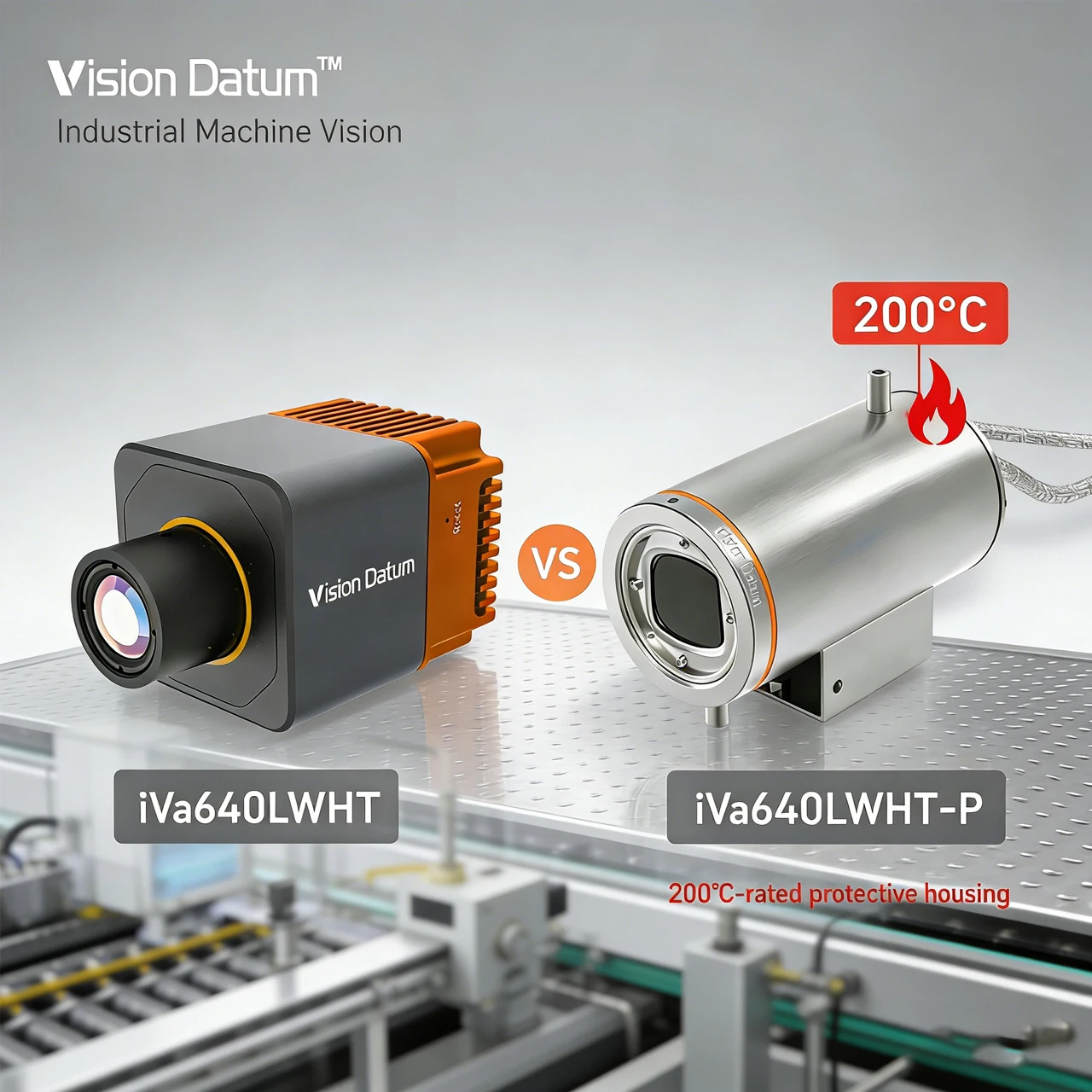 New Radiometric 640x512 25Hz 0-2000 ℃ High Temperature Measurement Thermal Imaging Camera Module with 200℃ Protective Housing