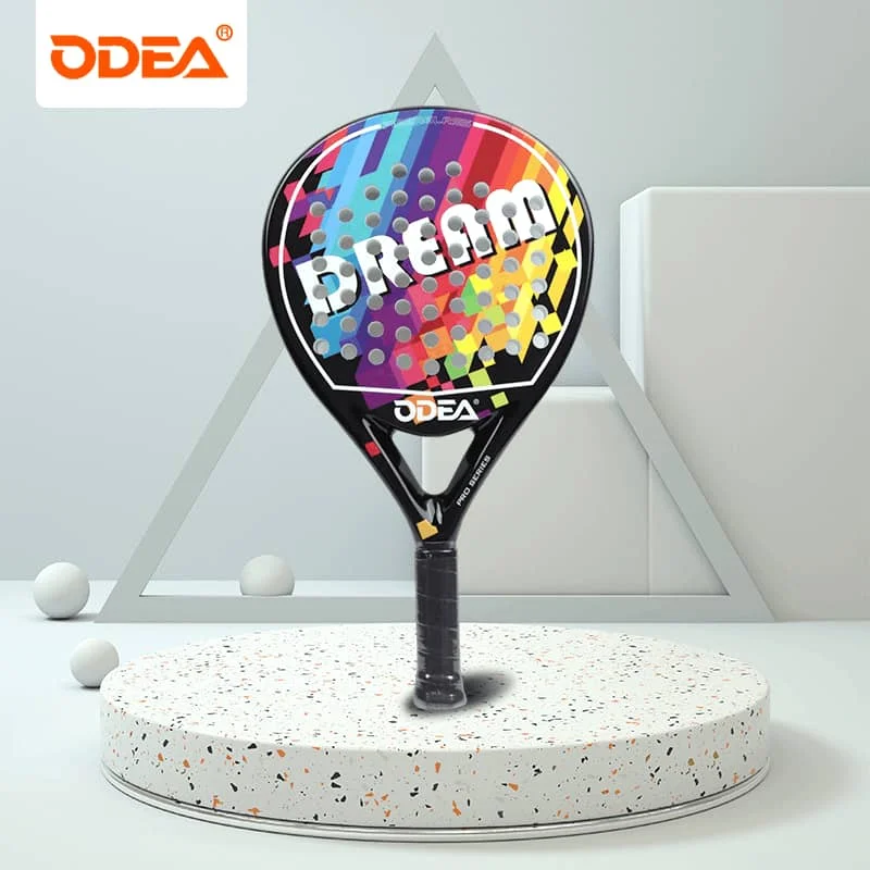 

ODEA Tennis Racket Padel Shovel Glass Fiber Tennis Racquet Soft EVA Sports Women Raqueta De Tenis Paddle Raquette Padel Homme