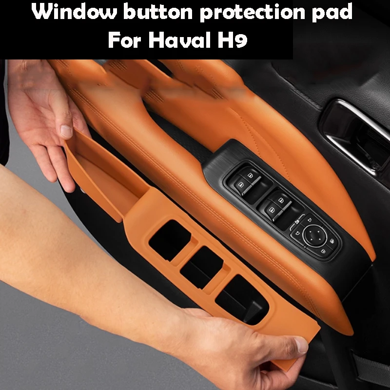 

For Haval H9 2024 Window Lifting Panel Protective Cover Inner Handle Frame Car Accessories