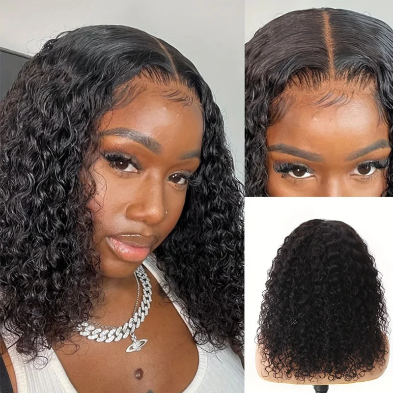 3 day delivery curly wig 13x4 lace front wig human hair human hair bob wig hair brazilian human for sale wigs human hair wig