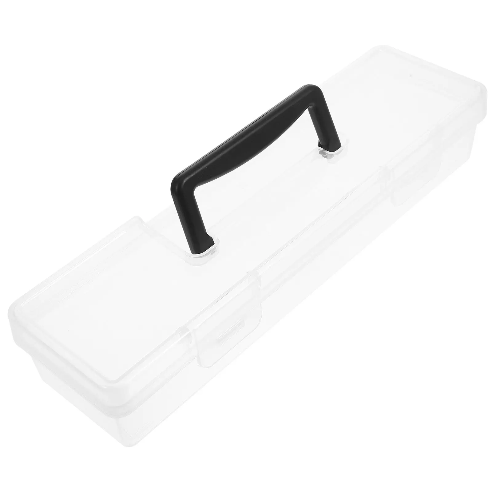 Small Tool Box Transparent Lid Portable Parts Organizer for Nuts Bolts Crafts Stationery Storage Plastic Washi Tape Organizer