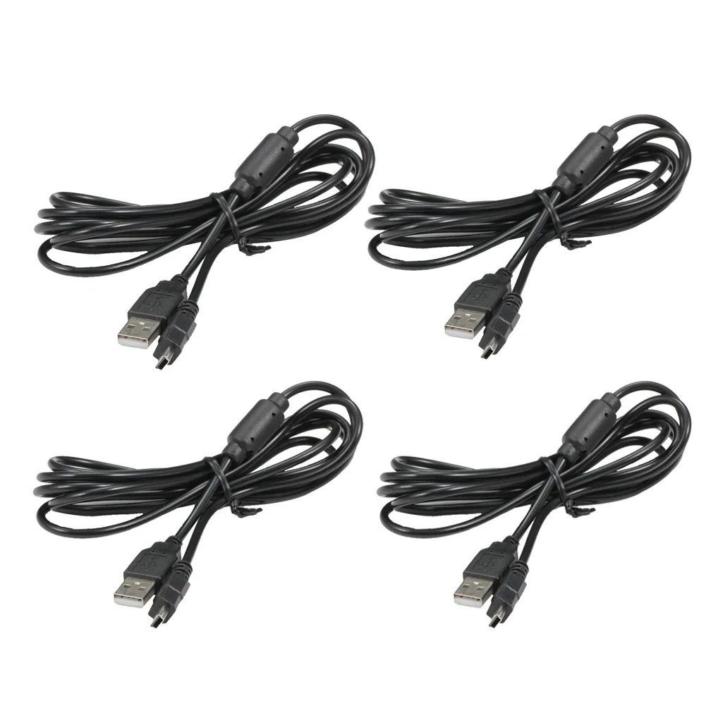 Cabo de Carga USB para Sony Playstation 3, Consola de Jogos Sem Fio, Cabo de Carregamento, 2m com Anel Magnético, Controlador PS3