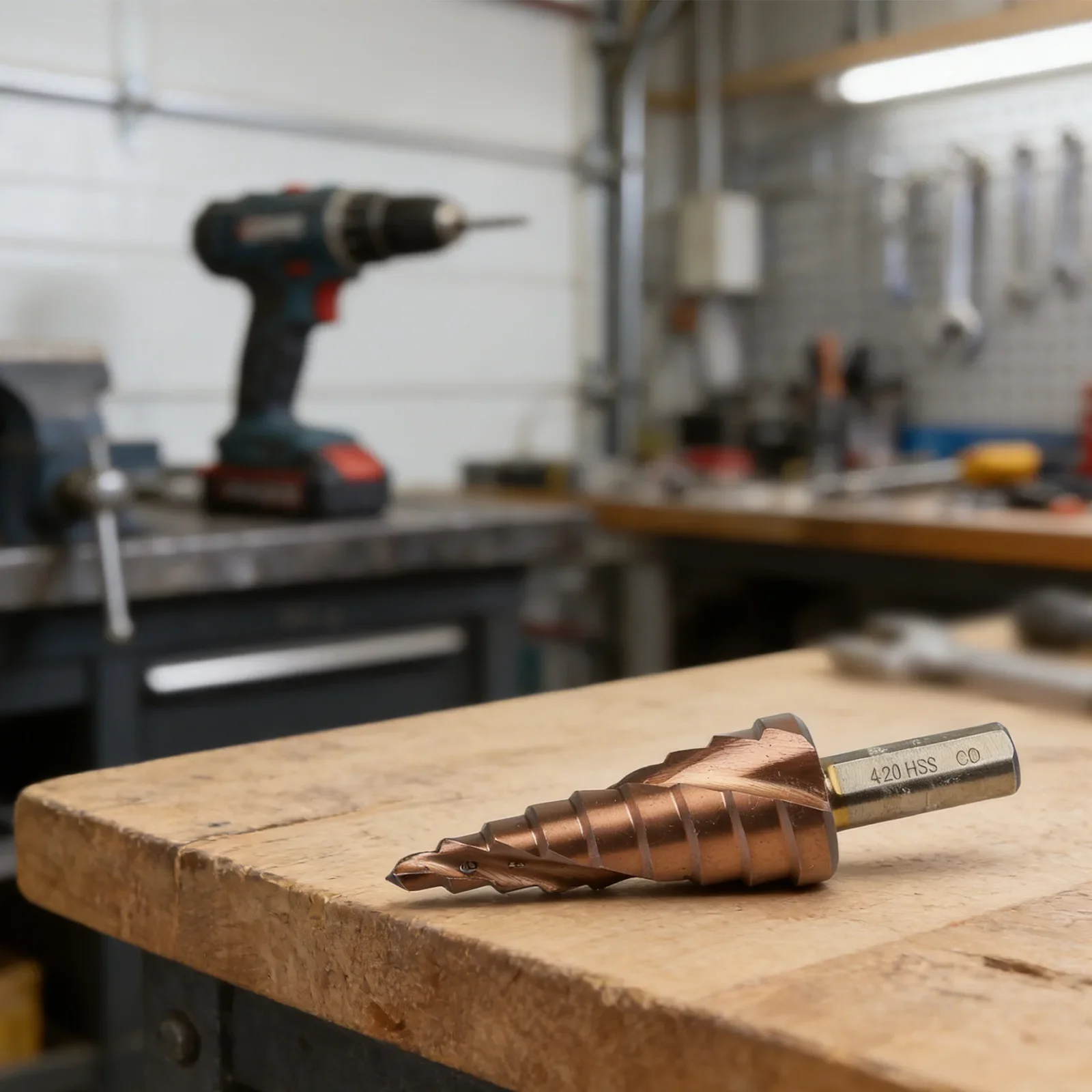 For Metal Fabrication Cobalt Step Drill 14 Hex Shank High Cutting Speed Heat-resistant Alloy For Stainless Steel