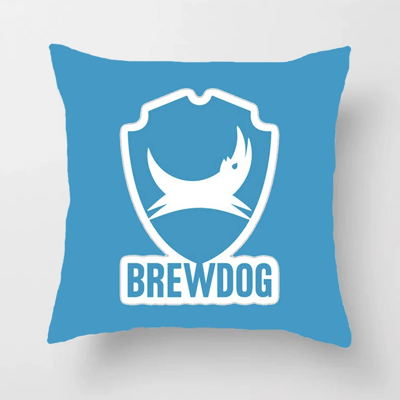 Brewdog Cushion Cover for Sofa Pillow Case Cover Seat Car Throw Pillowcase 45X45cm For Home Decorative 105