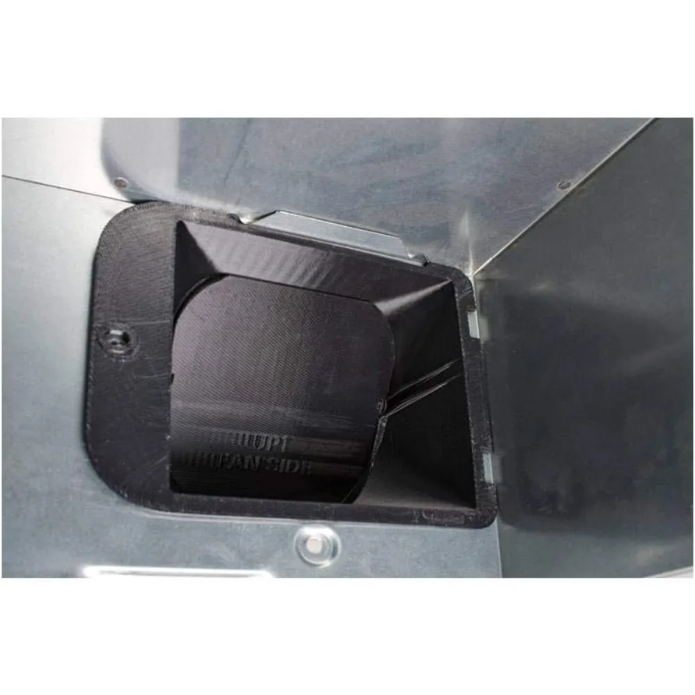 Ventilatore bianco ad alte prestazioni da 110 CFM con luce per installazione laterale stanza, ultrilenzioso 1,3 fonti, ideale per bagni