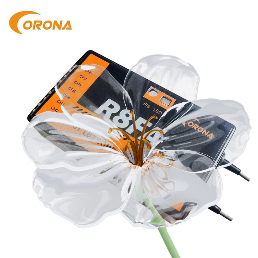 Corona GR7SF 2.4GHz 7CH S.BUS Receiver with 3X Gyro Futaba S-FHSS Compatible Transmitter T6J T8J 10J T14SG 16SZ for FPV Airplane