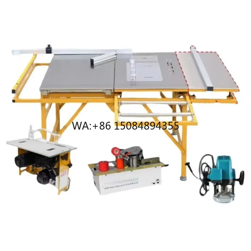 Portable Sliding Table Saw Factory Sell Best Hybrid for Panel Multifunction Portable Woodworking Saw Sled Sliding Table Attach