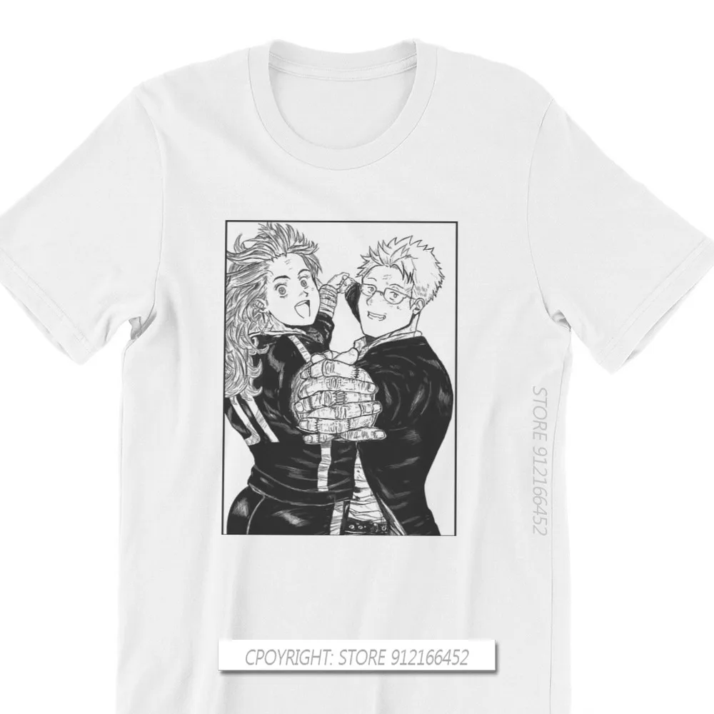 Noi And Shin Men TShirt Dorohedoro Caiman Nikaido Manga Anime Crew Neck Tops 100% Cotton T Shirt Top Quality Birthday Gifts