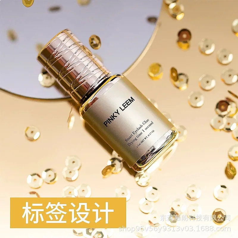 1 Second Fast Clear Water Based Low Irritant Waterproof Eyelash Extension Glue Wholesale
