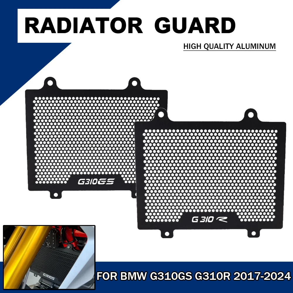 

For BMW G310GS 2017-2023 2024 G310R Motorcycle Radiator Cover Protective Guards Grille Protector Cooler Protection For G310 GS/R