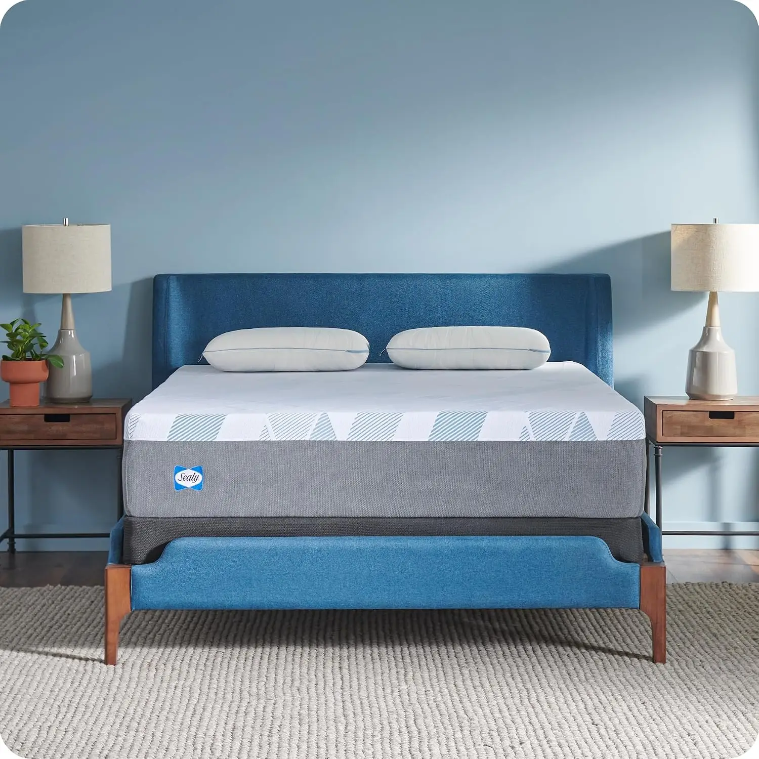 Dreamlife 12” Hybrid Mattress-in-a-Box, King, Comfort Gel Memory Foam, Responsive Encased Coils, Surface-Guard Technology