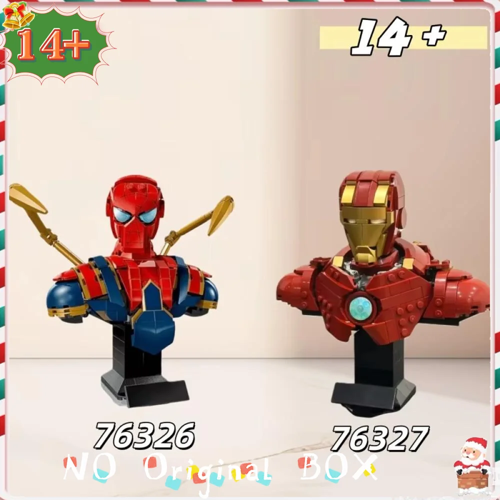 

Новый конструктор 76326 76327: Механический костюм супергероя MK4, модель из строительных блоков, набор «Механический воин», украшение, подарки для детей на Рождество