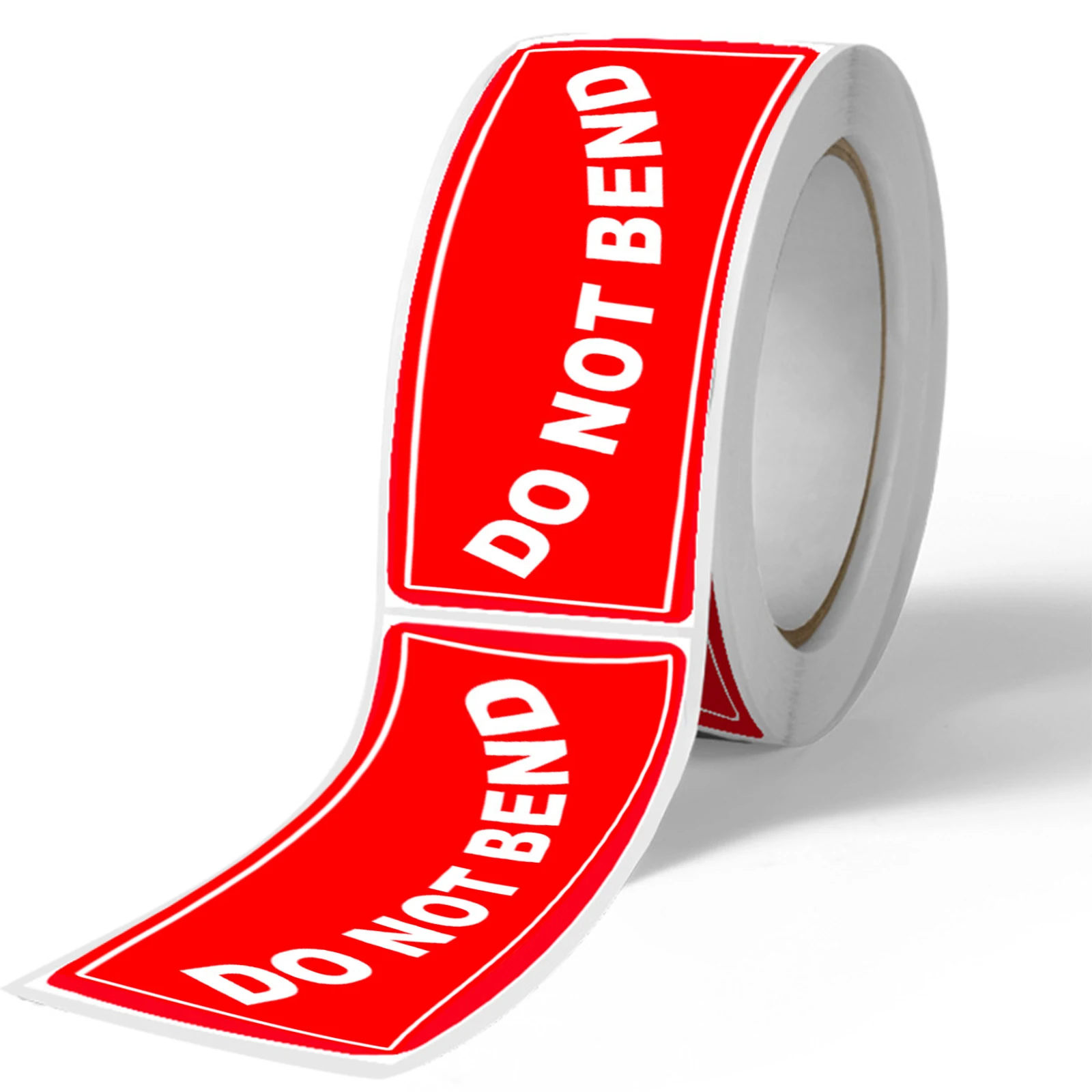 

300Pcs-1*3In "Do Not Bend" Logistics and Transportation Warning Stickers, Goods Transport Warning Stickers, Stickers to Prevent Damage to Items, Universal Transport Warning Stickers for Boxes, Cartons, and Bags