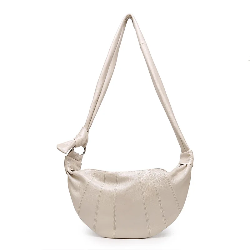 Sac à bandoulière polyvalent en cuir de vachette pour femme, sac à main de grande capacité, style décontracté, haute qualité, luxe Messenger, initié, nouveau